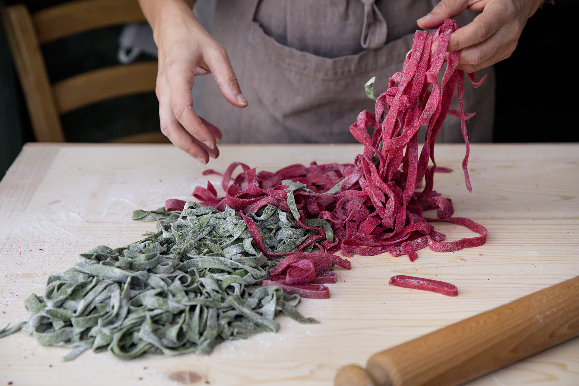 fettuccine3colori_4 Lucia Cucina Lab